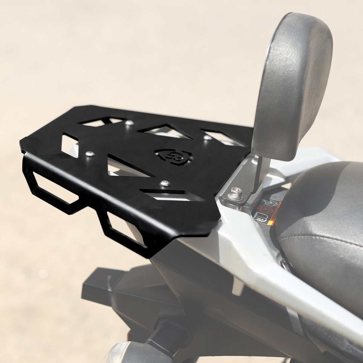 Top Rack Plate for SUZUKI - V Strom - Black