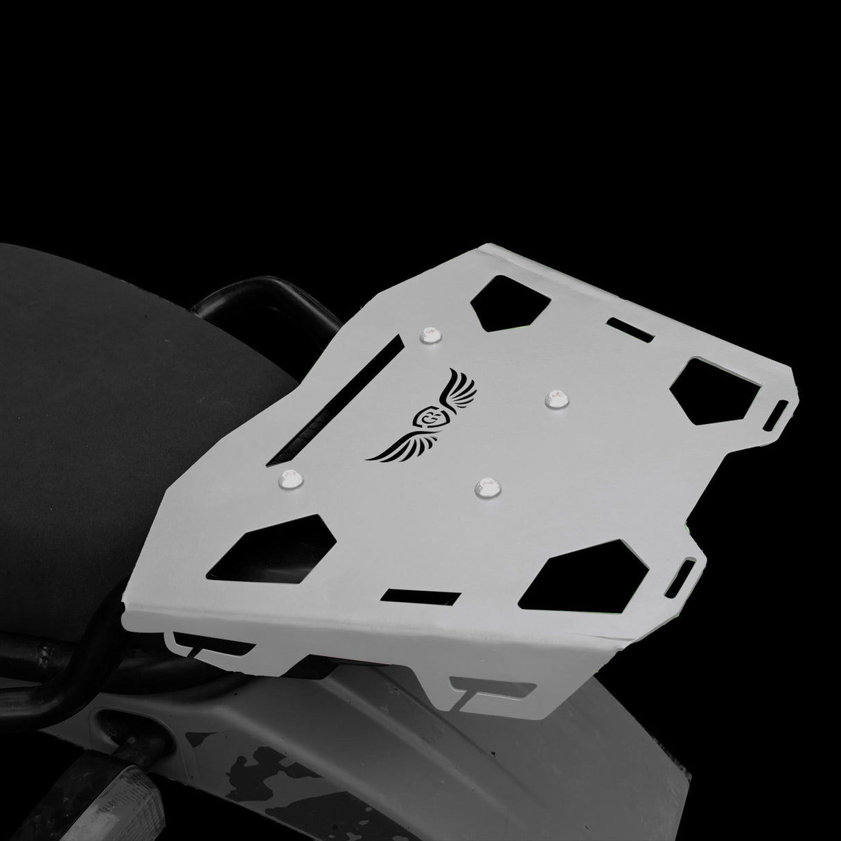Top Rack Plate For Royal Enfield Himalayan - BS6 Model (2020-2021) - Silver