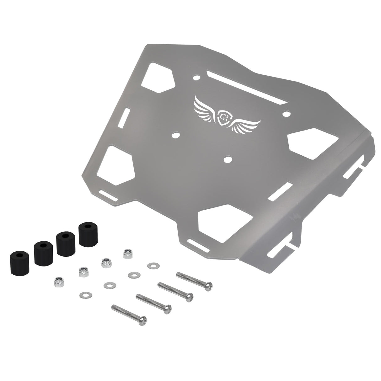 Top Rack Plate For Royal Enfield Himalayan - BS6 Model (2020-2021) - Silver