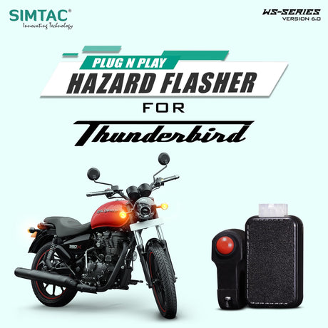 Simtac with switch hazard flasher for royal enfield thunderbird (TB-WS6)
