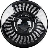LIU HJG projector headlight 7 inches premium ( type 2) with 62 watt power compatible for Royal Enfield , harley davidson , mahindra thar , gypsy - 1 year warranty