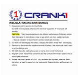 Crank1 Battery For Ducati Monster 796 (2010- 2013)