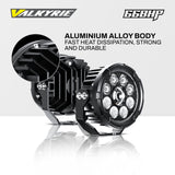 66BHP VALKYRIE 4.5" 120W ULTRA VISION AUXILIARY LIGHT – HIGH/LOW BEAM + AMBER DRL | 13200 LUMENS | IP68 WATERPROOF