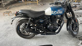 MotoWings Performance Black Exhaust for Royal Enfield Hunter 350