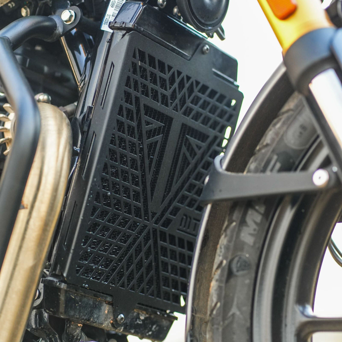 Triumph Scrambler 400x-RADIATOR GUARD (MS) From Moto Modz.