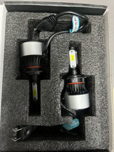 LGP H7 Hi/Lo 9000LM 6500K 72 W LED Automotive Headlight Bulbs Auto Conversion Driving Lamp (Cool White light) (H7) for all cars- 1 YEAR WARRANTY
