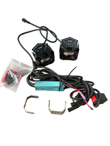 LIU HJG Single LED Future Lens HJG-103 40 watt Fog light with wiring harness for all Motorcycles