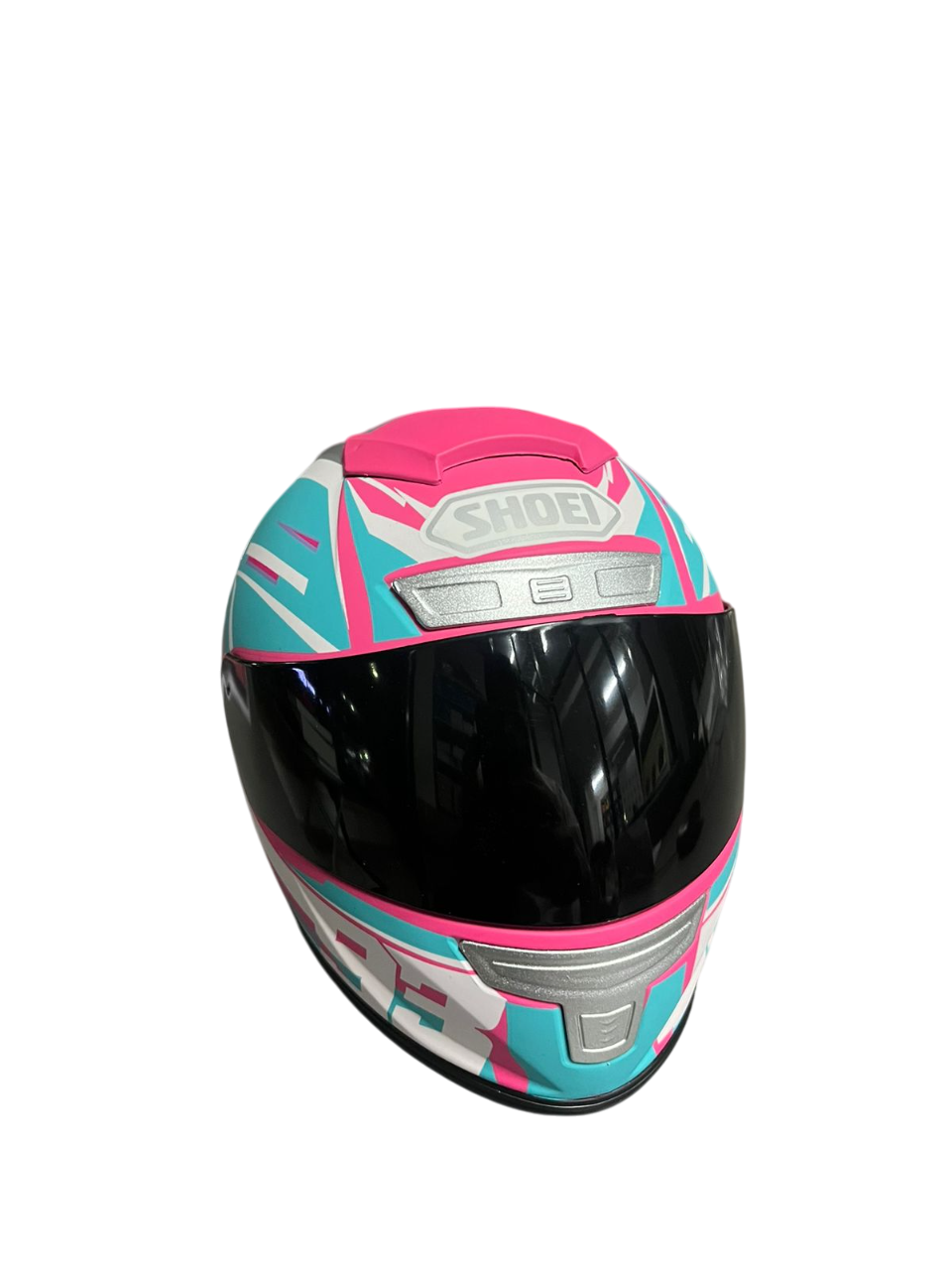 SHOEI | Pink white skyblue Creative Motorcycle Collectible Miniature helmet