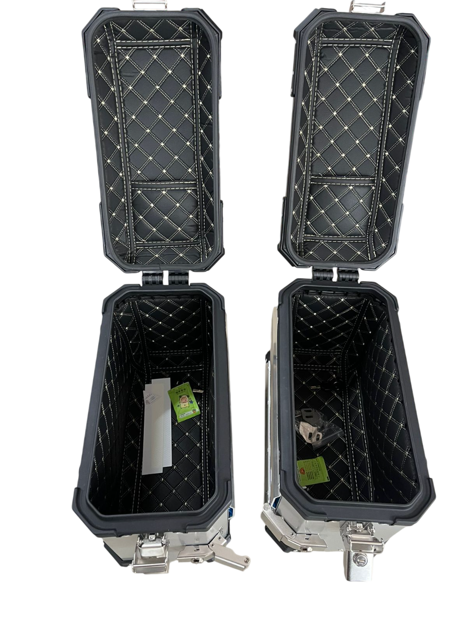 LGP Aluminium Touring Panniers 38L - Set of 2 - Silver