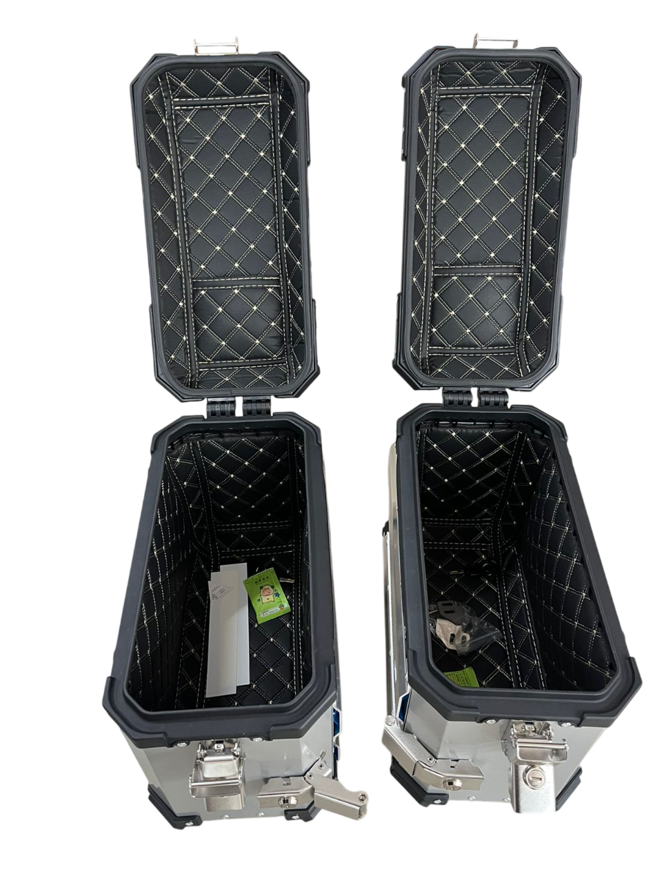 LGP Aluminium Touring Panniers 38L - Set of 2 - Silver