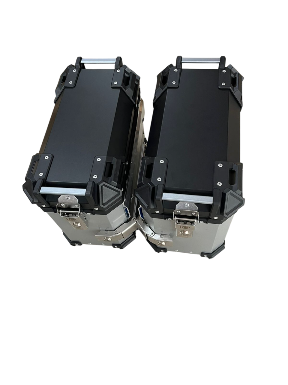 LGP Aluminium Touring Panniers 38L - Set of 2 - Silver