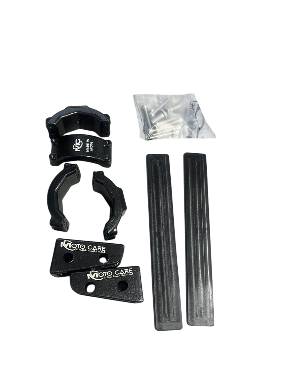 Crash guard / leg guard  Fog Light Clamp / Mounts  Universal -MOTOCARE