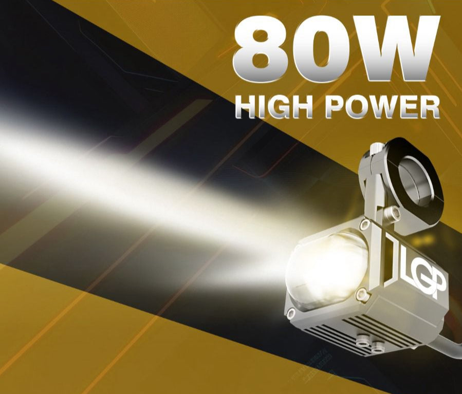 MK07 Spotlight | IP67 waterproof | auxiliary lights with harness | compatible for all motorcycles and cars - premium by LGP (18 months warranty)