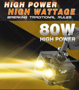 MK05 Spotlight |  IP67 waterproof | auxiliary lights with with harness | compatible for all motorcycles and cars - premium by LGP (18 months warranty)