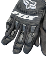 DIRTPAW Motocross Gloves  F.O.X  - Black and white V2