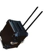 Trolley Top Box 2.0 | LGP -55L Premium fits all motorcycle  | Movable wheels | Quick Release - BLACK