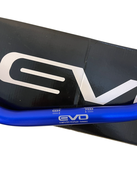 Protaper Aluminum Alloy Universal "Evo" Handlebar Fat Bat with Pair Clamps (Risers)  (Universal For Bike) -  BLUE