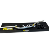 Protaper Aluminum Alloy Universal "Evo" Handlebar Fat Bat with Pair Clamps (Risers)  (Universal For Bike) -  SILVER