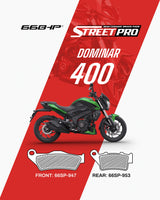 Bajaj Dominar 400 Street Pro Semi Ceramic Brake Pads