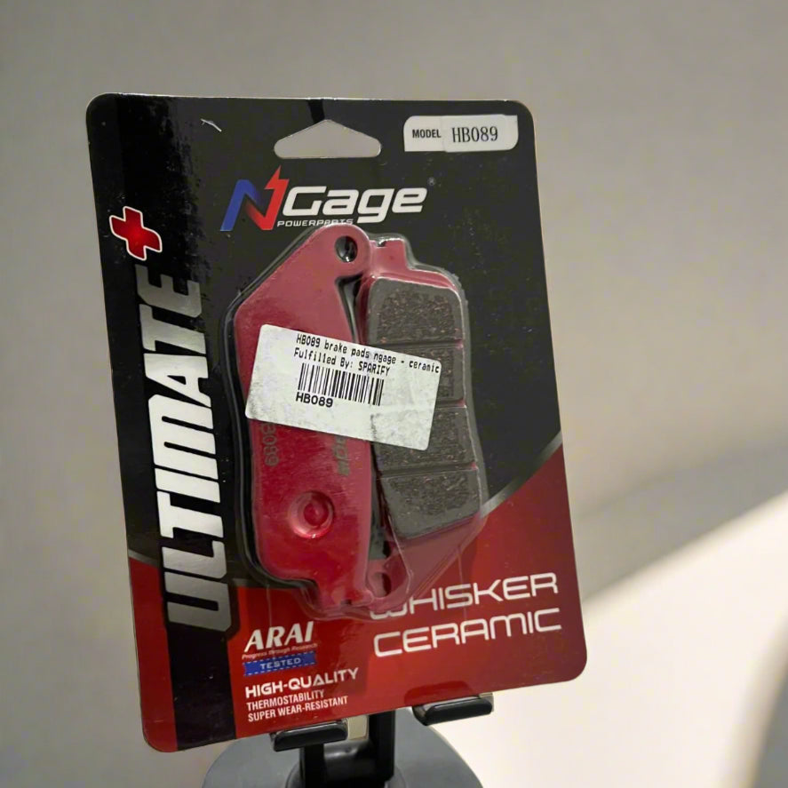 CBR 250R (ABS) NISSIN CALIPERS | front whisker ceramic Ultimate + brake pads | NGAGE POWERPARTS