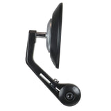 66BHP Vuma S2 CNC Bar End Mirrors – Premium Aluminum Rear View Motorcycle Mirrors (Pair)