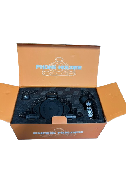 LGP ALPHA MOUNT HANDLEBAR PREMIUM MOBILE HOLDER WITH SMART CHARGER IDEAL FOR MAPS AND NAVIGATION ( BLACK )