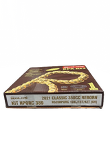 Royal Enfield Meteor 350 /NEW CLASSIC 350/Hunter 350 Rolon Brass Chain & Sprocket (Kit HPORC 389)