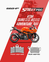 KTM Duke / RC 390 Street Pro Semi Ceramic Brake Pads