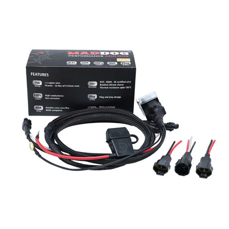 Maddog Wire Harness for Motorcycles - 10 Amps