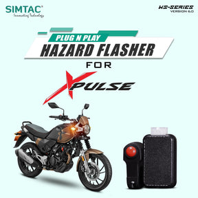 Simtac with switch hazard flasher for hero xpulse (XPS-WS6)