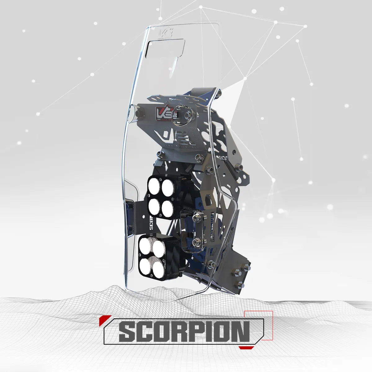 Hero Xpulse 200 | Scorpion Navigation Rally Tower | Inspired by DAKAR | MADE IN INDIA - k3grallytech