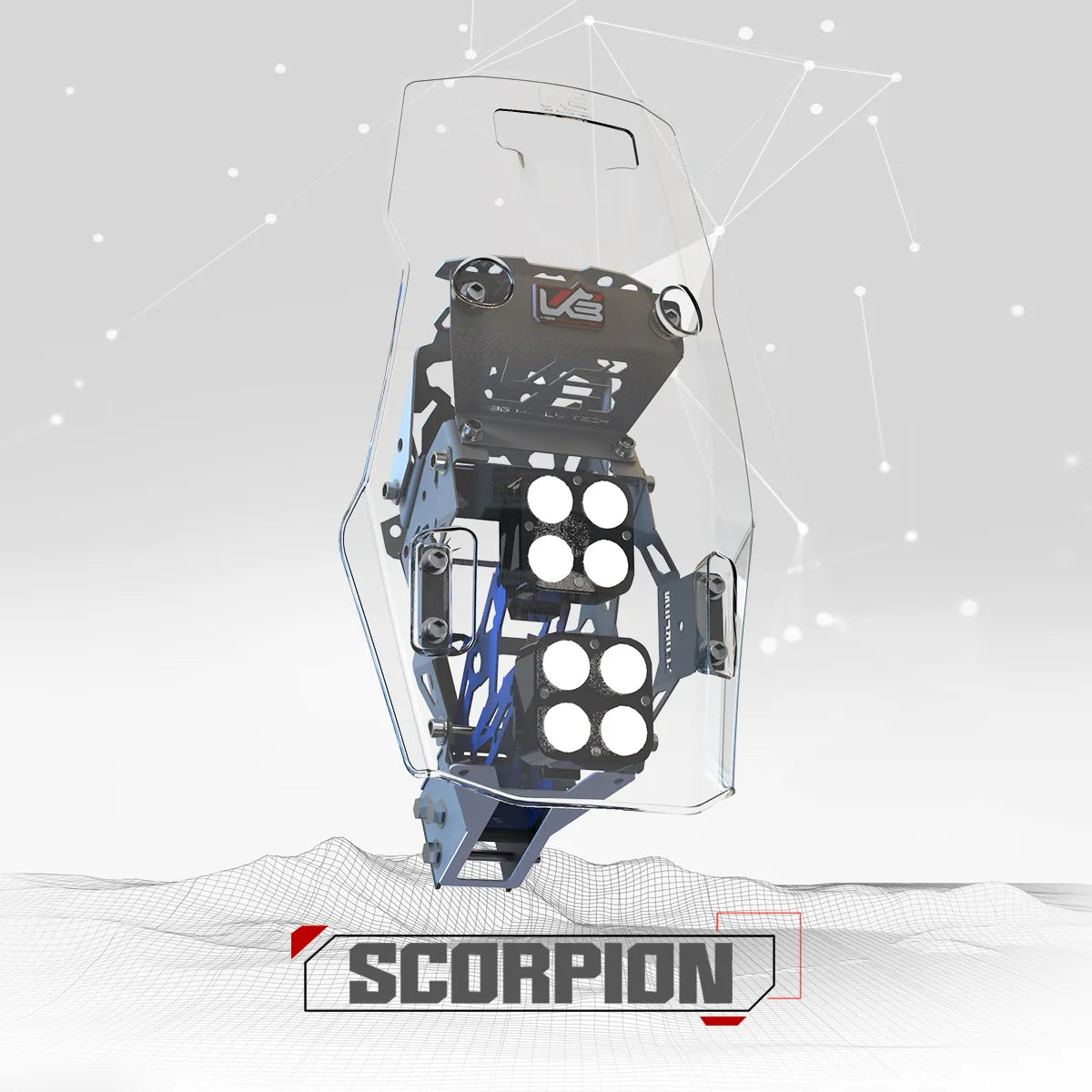 Hero Xpulse 200 | Scorpion Navigation Rally Tower | Inspired by DAKAR | MADE IN INDIA - k3grallytech