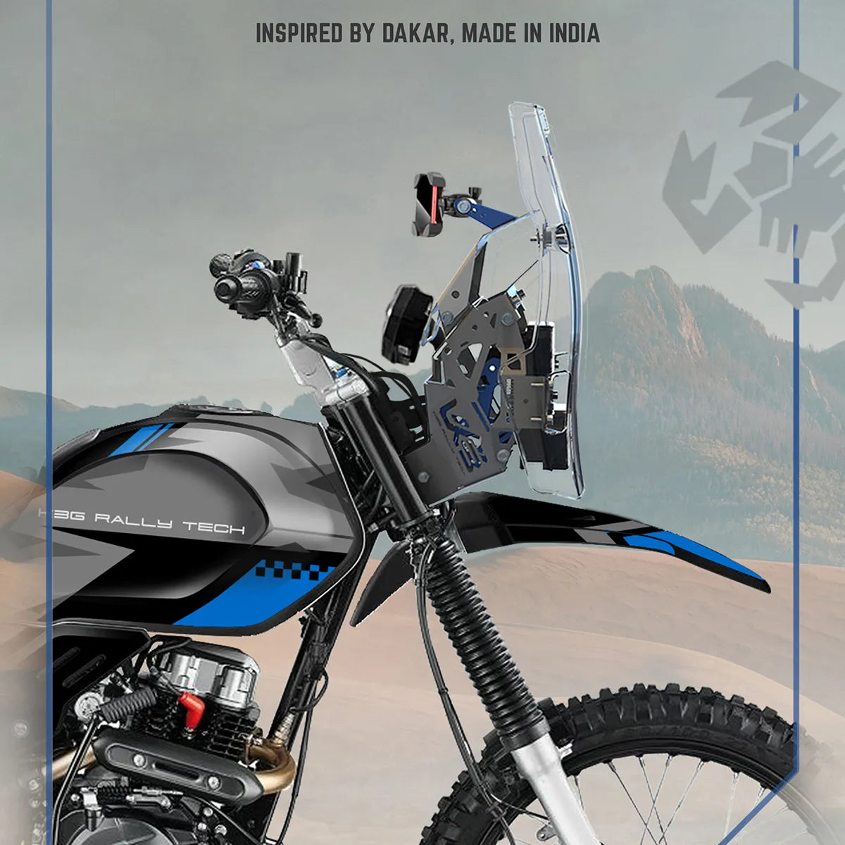 Hero Xpulse 200 | Scorpion Navigation Rally Tower | Inspired by DAKAR | MADE IN INDIA - k3grallytech