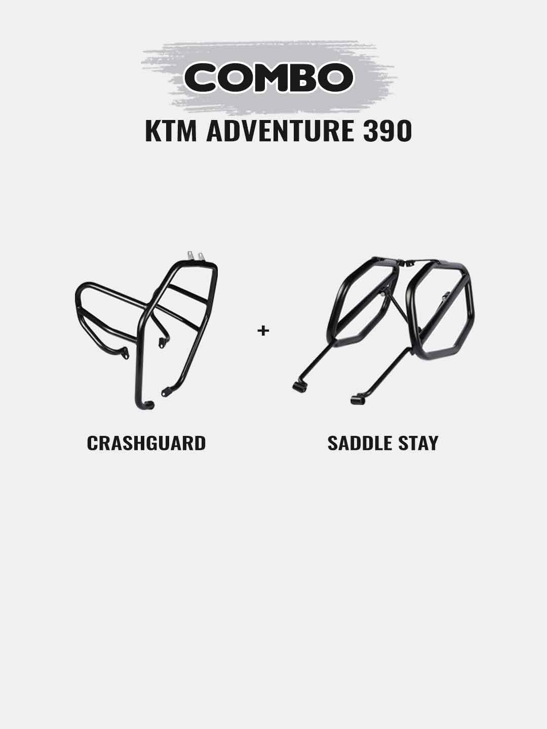 Adventure Combo Crash Guard+Saddle Stay - Moto Modz