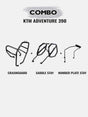 Adventure Combo-Crash Guard+ Saddle Stay+ Number plate Holder - Moto Modz