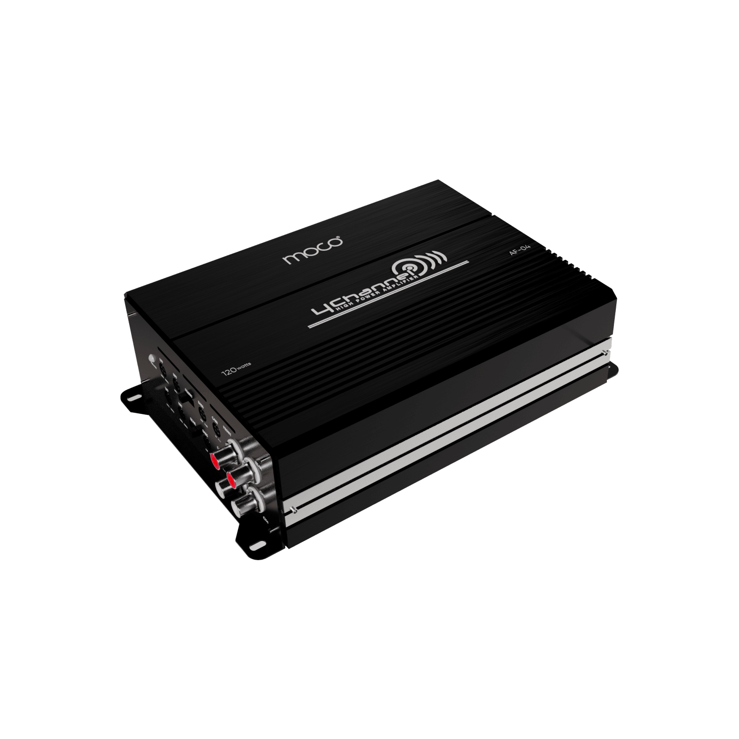 AF-04.120 | 4 Channel High Power Amplifier RMS 120Watts | MOSFET - Moto Modz