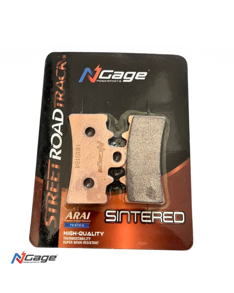 BMW - TVS ( 310 R/GS/RR )| front sintered brake pads | NGAGE POWERPARTS - ARAI Certified for Extreme Performance