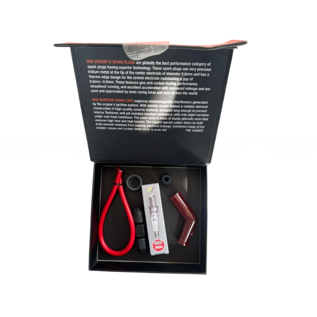HERO XPULSE 200 4V / PRO / RALLY| High performance | Spark plug cable kit | Resistor Spark Caps