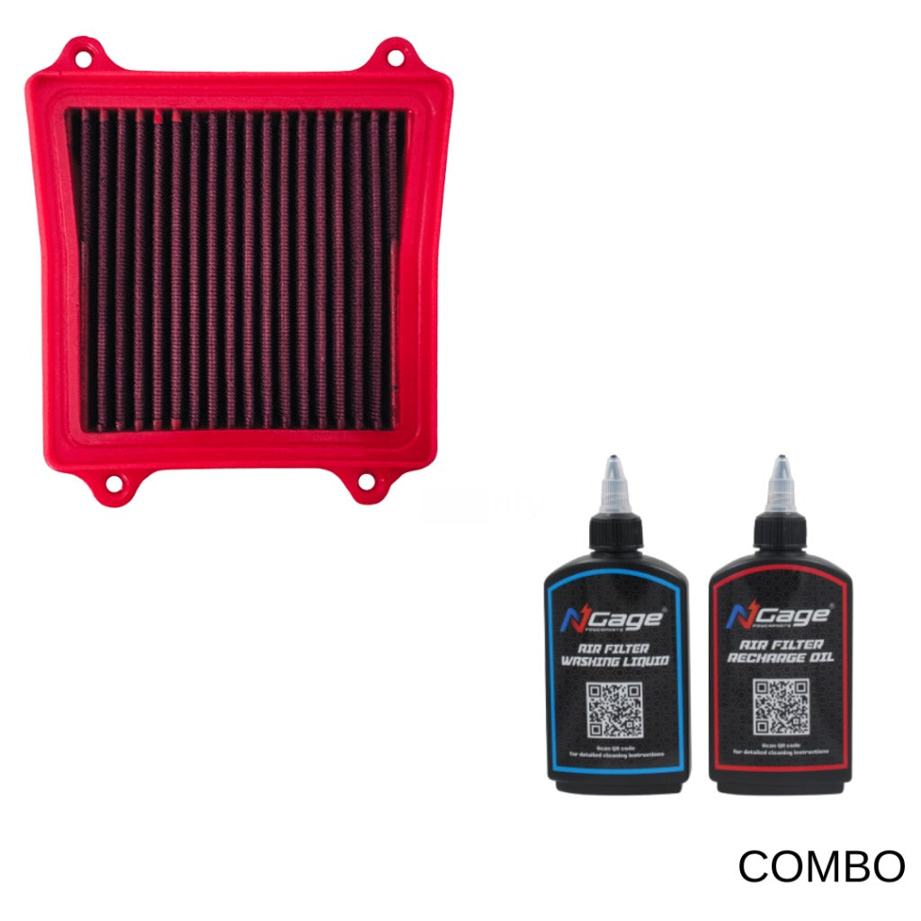 Bajaj Pulsar RS 200 NGAGE Hyper Flow Air Filter - NGAGE POWERPARTS