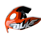 Ktm Duke 200 /390 BS3 tank upper cover orangewith decals