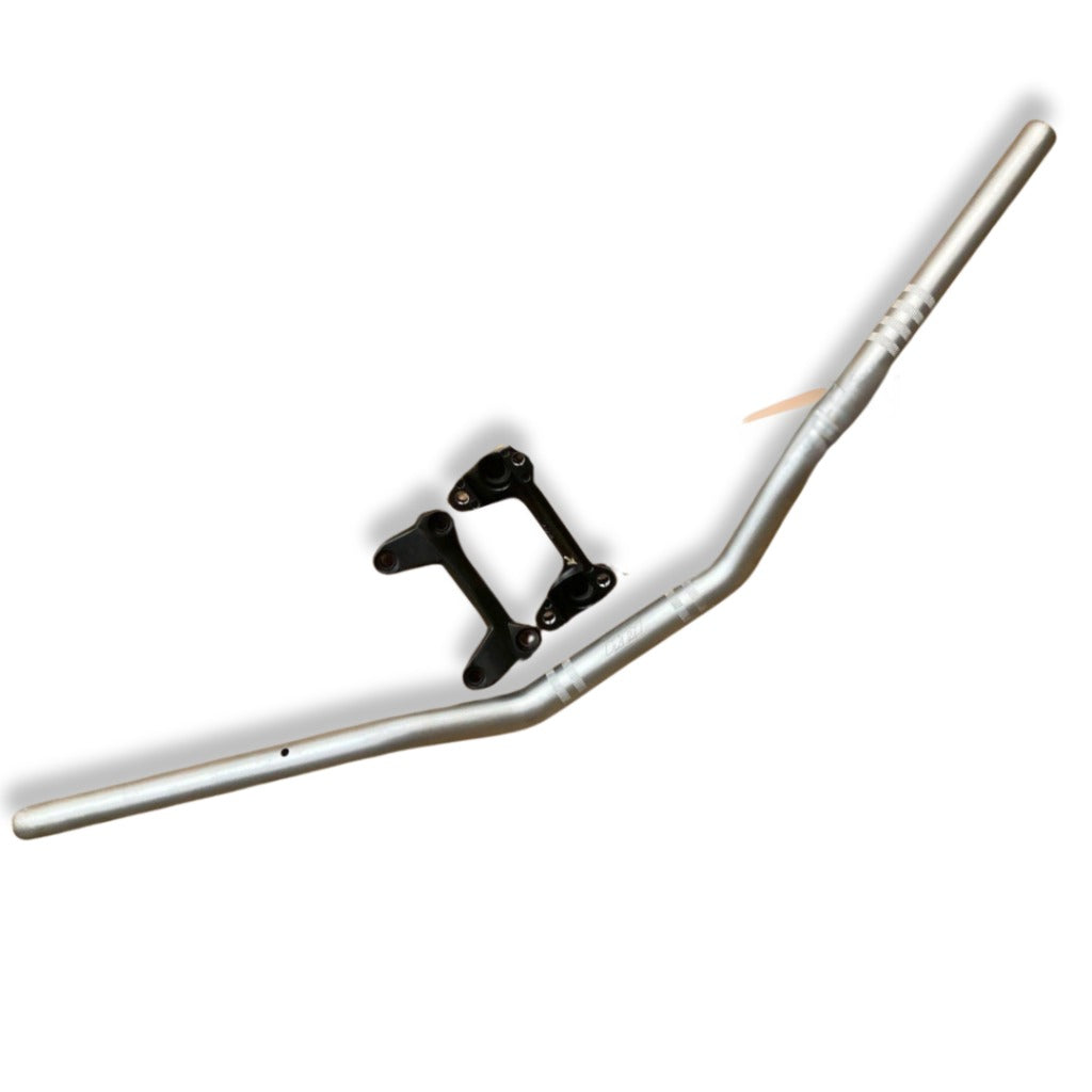 Ktm duke handlebar with handlebar holder ( SILVER ) - COMBO