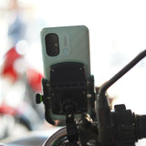 LGP MB1 Jaw-Grip Waterproof Bike/Motorcycle/Scooter Mobile Phone Holder Mount with Fast USB 3.0 Charger, Ideal for Maps and GPS Navigation (Black) - M8