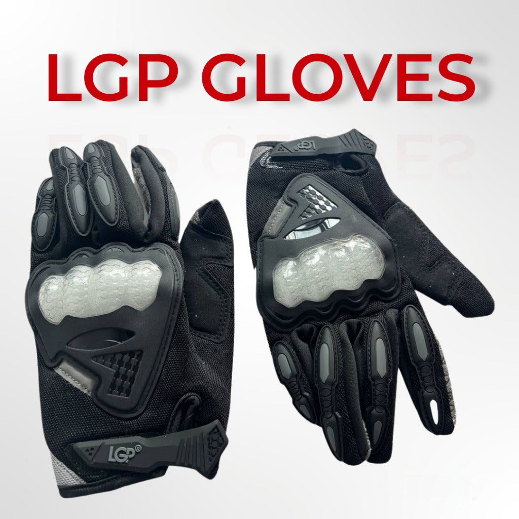 LGP motocross riding gloves | Black (grey)