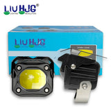 LIU HJG Mono Lens 60W Ultra Wide Driving Lights White (Pair) 12V 80V