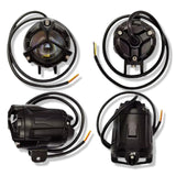 LIU HJG Mercedes Y Lens Ultra Wide Dual Intensity LED Driving Fog Lights White/Yellow 40W (set of 2) for all motorcycles/scooter/cars ( ORIGINAL)