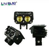 LIU HJG Mega Drive 60W Quad Shot Dual Lens/Dual Color High/Low Yellow/White LED Fog Lights (2 Pc) ( ORIGINAL)