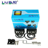 LIU HJG Mega Drive 60W Quad Shot Dual Lens/Dual Color High/Low Yellow/White LED Fog Lights (2 Pc) ( ORIGINAL)