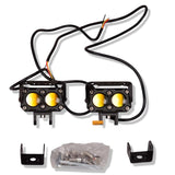 LIU HJG Mega Drive 60W Quad Shot Dual Lens/Dual Color High/Low Yellow/White LED Fog Lights (2 Pc) ( ORIGINAL)