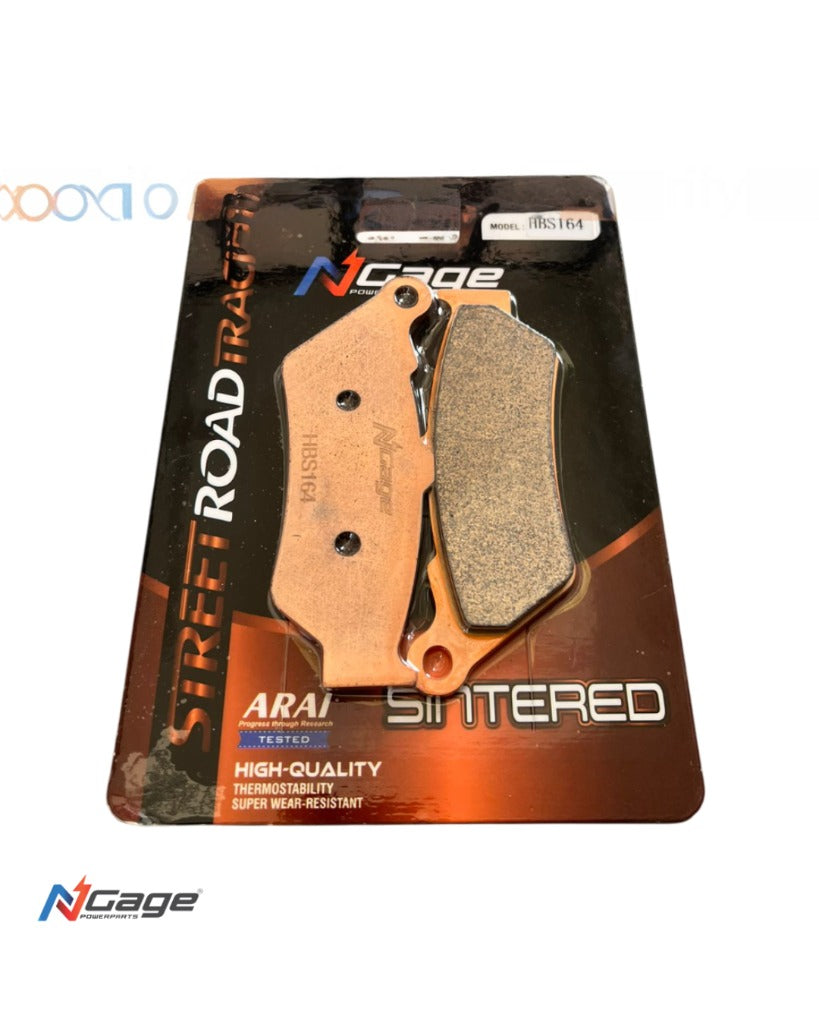 RE INTERCEPTOR 650 - CONTINENTAL GT 650| front sintered brake pads | NGAGE POWERPARTS - ARAI Certified for Extreme Performance
