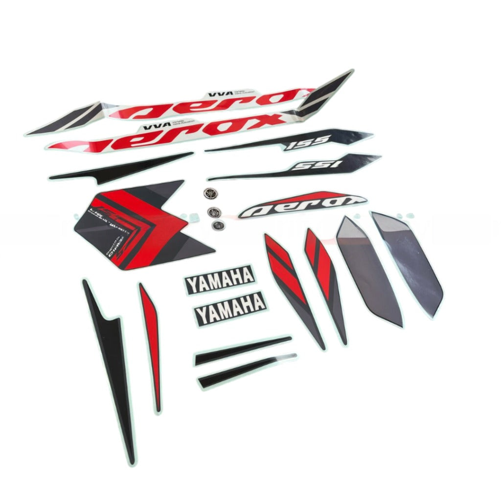YAMAHA AEROX 155 | DECAL STICKER SET | FULL BODY - ( GREY VERMILLION )